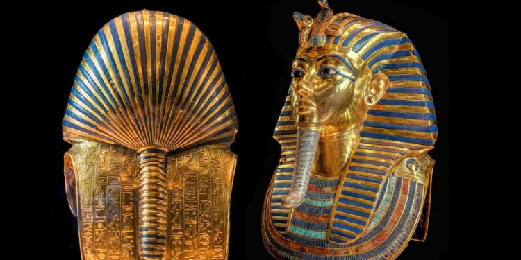 Perhaps the most famous of the treasures of Tutankhamun - his death mask.