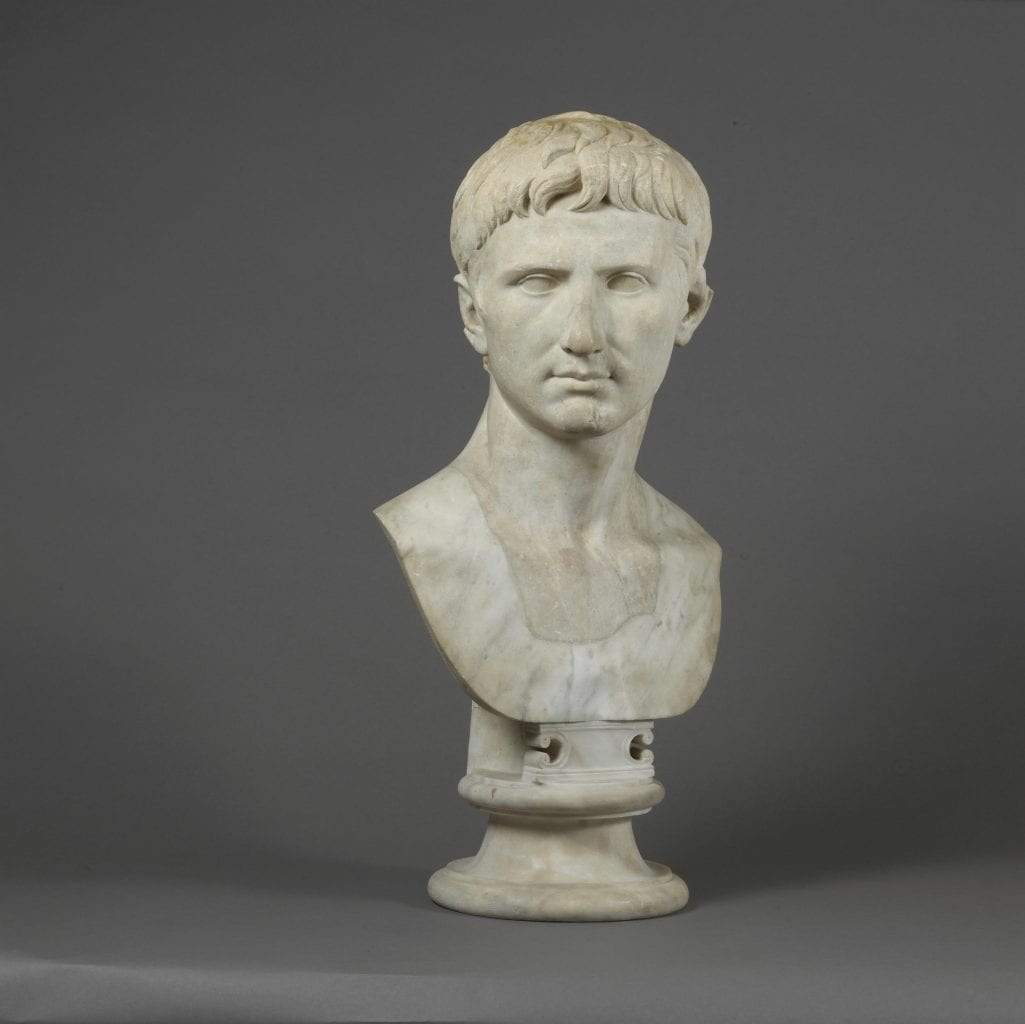 Marble bust portrait of Roman Emperor Augustus kept in the British Museum. Credit: British Museum