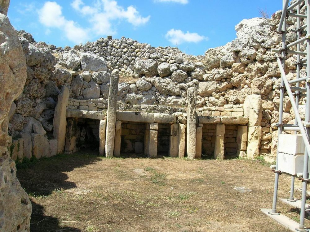 Part of the Megalithic Temple of Ggantia. 