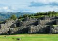 The fortress-temple of Sacsayhuaman was built by the Incas as a fortification for the capital of Cuzco.