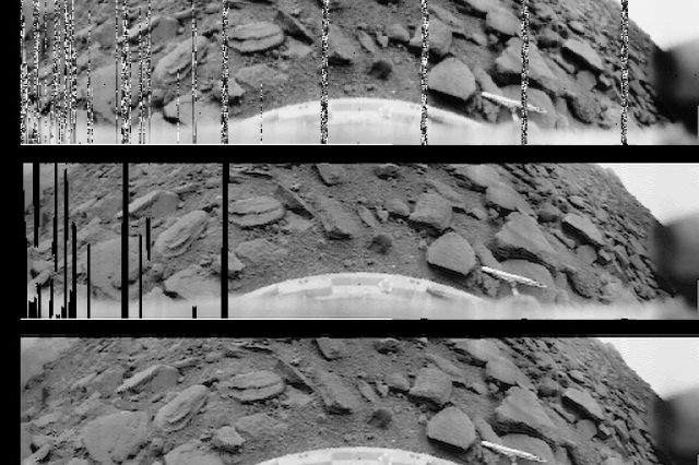Venera 9 image of Venusian surface (1975). Image Credit: Roscosmos.