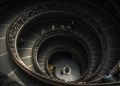 An image of the Bramante Staircase. Jumpstory.