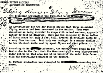 This Is the FBI’s Most Viewed UFO File And It Details the Crash of 3 UFOs