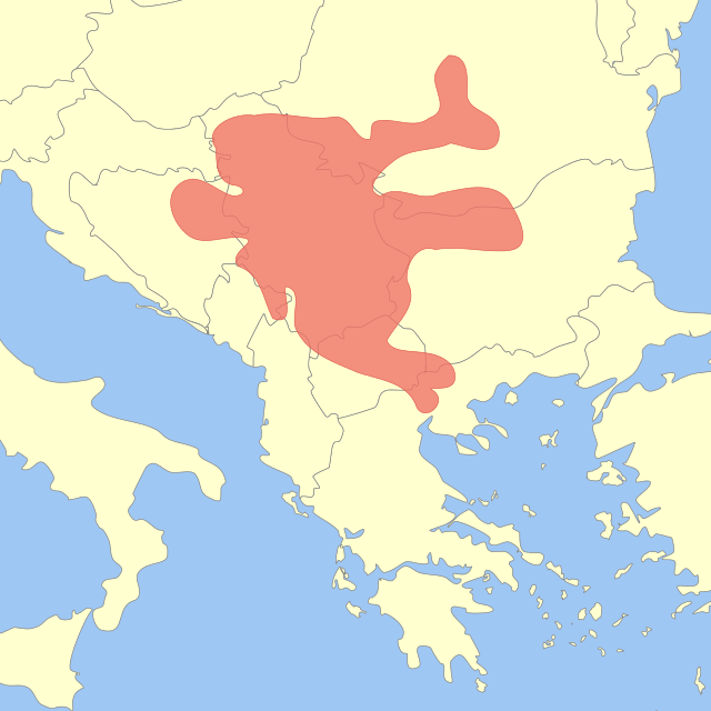 The general area of inhabitance of the ancient Vinca culture. Artifacts have been found in Romania, Bulgaria, North Macedonia, and Greece while the major cities have been discovered in Serbia. Source: Wikipedia