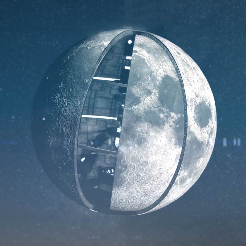 Is the Moon an artificial object created by a highly advanced race of aliens? This was suggested decades ago by Soviet scientists and despite the obvious scientific evidence against it, this theory still has supporters in modern days. Credit: Insh World