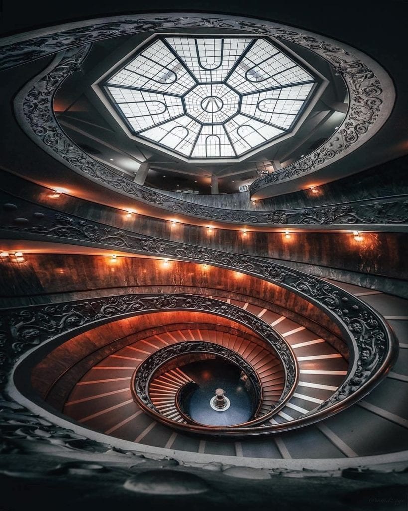 Look at how magnificent the modern Bramante Staircase is. It is no wonder why it became so popular among tourists.