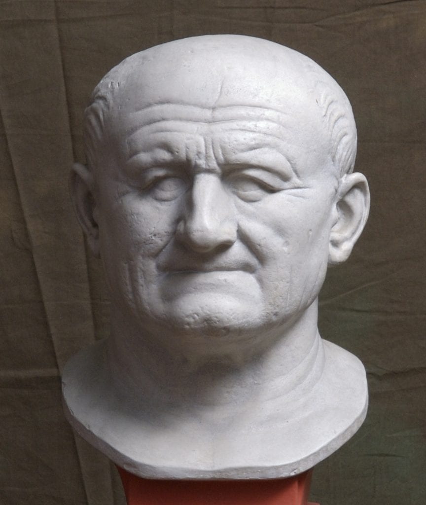 Bust portrait of Emperor Vespasian. Credit: University of Cambridge