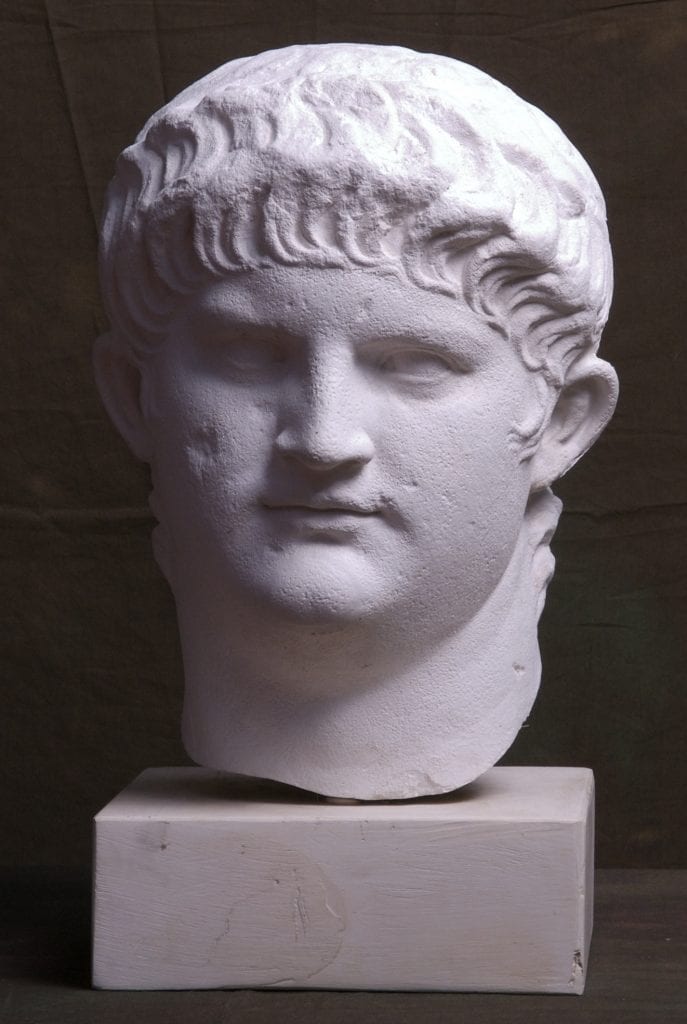 Marble bust of Emperor Nero. Credit: University of Cambridge