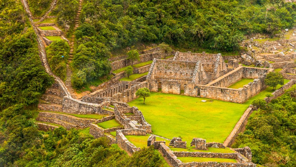 The marvelous archaeological site of Choquequirao which we will discuss below.