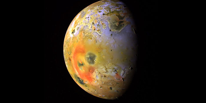 The Volcanic Moon called Io. Source: NASA