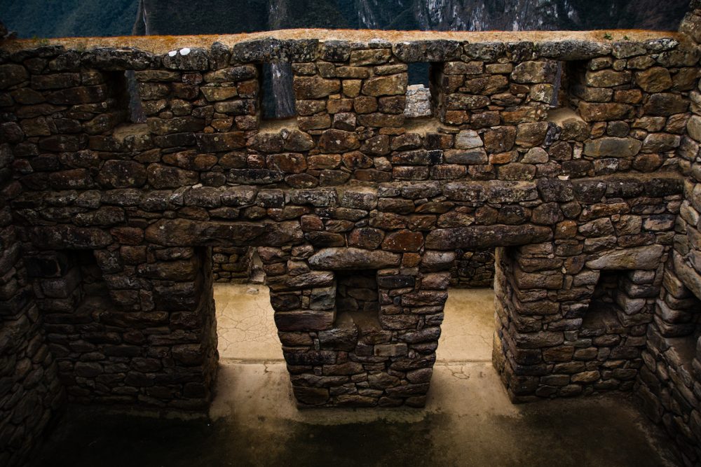An example of stone Inca masonry. Jumpstory.