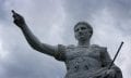 The statue of an ancient Roman emperor. Jumpstory.