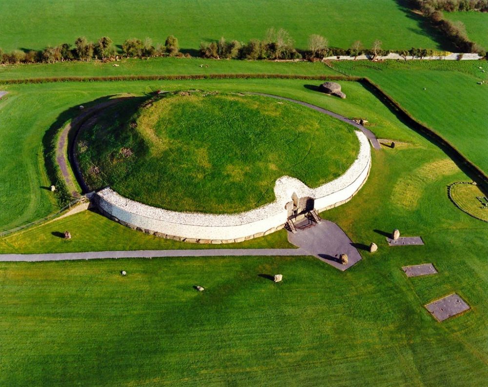 The ancient Newgrange monument. 