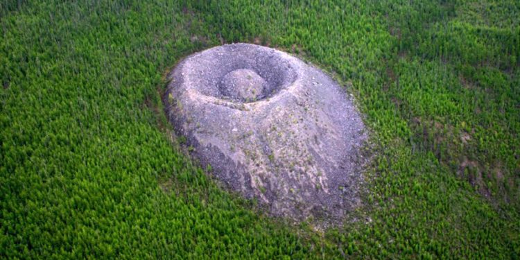 The Patomskiy Crater is yet another of the countless mysterious locations in Siberia.