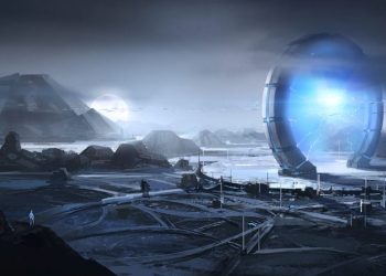 An artist's rendering of a highly advanced civilization. Shutterstock.