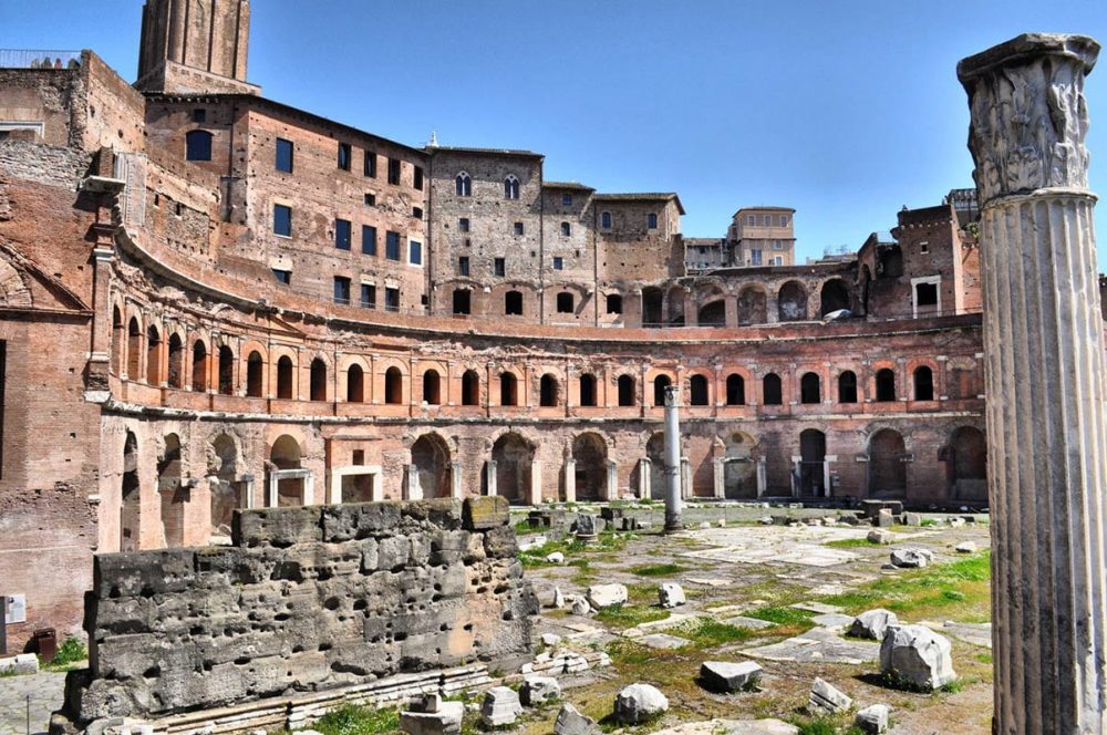 Trajan's Market, the oldest shopping mall in history. Located in Rome. 