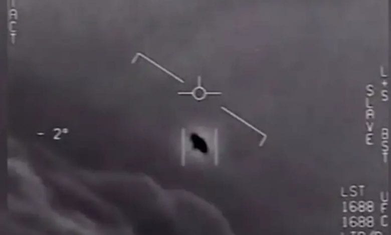 Screenshot from the footage released by the US Navy last year, confirming their encounters with UFOs. What are the chances of seeing a UFO during your lifetime?