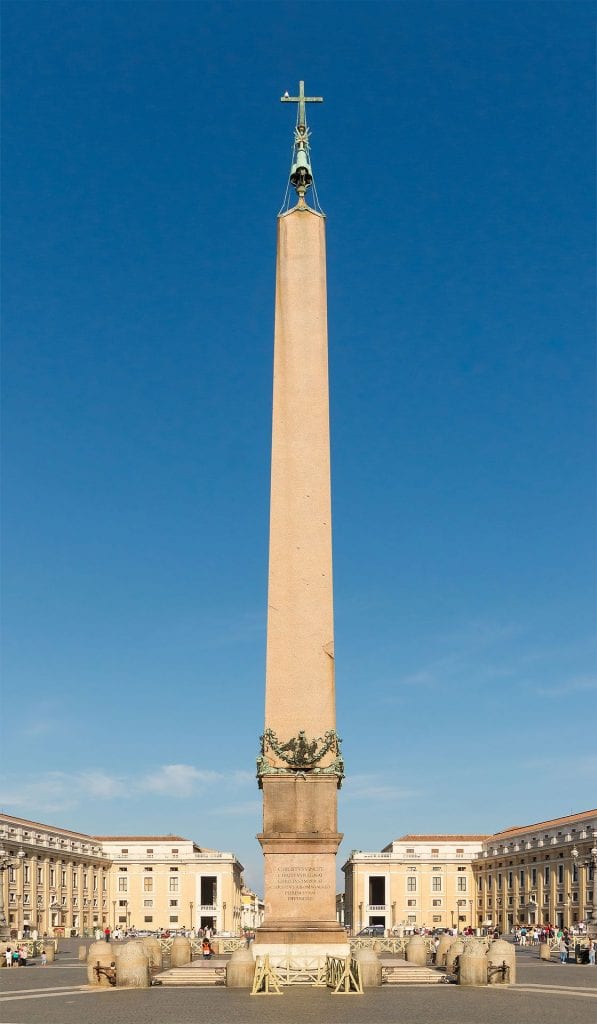 The Vatican Obelisk at St. Peter's Square.