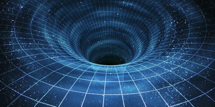 An Artistic impression of how a wormhole would look like. Do wormholes exist and could they hold the secret for time travel? Credit: Live Science