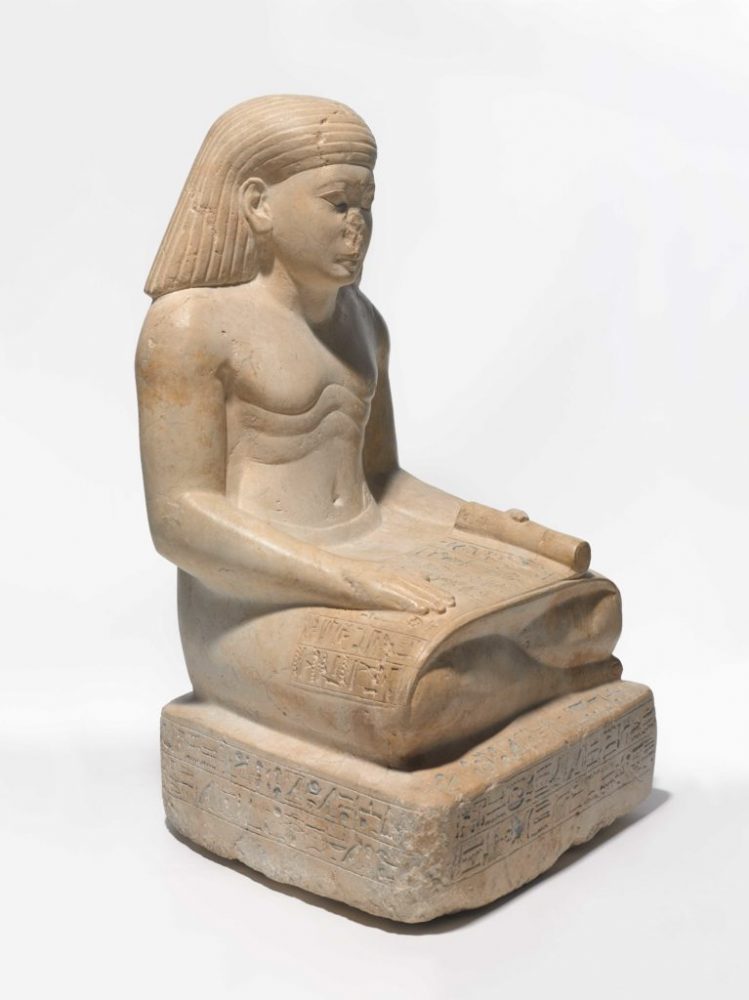 Amunhotep, Son of Nebiry, ca. 1426-1400 B.C.E. Limestone, pigment. Credit: Brooklyn Museum, Charles Edwin Wilbour Fund