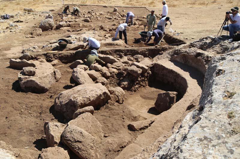 The research team has been digging and excavating layer by layer. What they found will be revealed in the following days. Credit: CNN Turk
