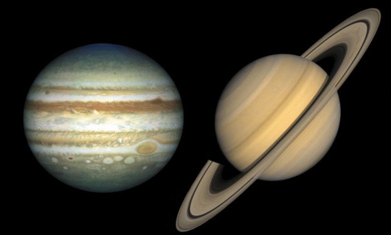 On December 21, 2020, we will witness a Great Conjunction that has not happened since 1623. Credit: NASA / Lunar and Planetary Institute