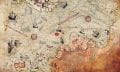 A large fragment of the Piri Reis map.