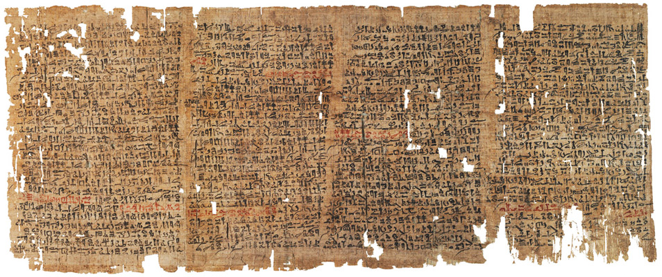 Here is the entire image of the Westcar Papyrus. Too few photographs exist of this ancient document. Credit: rhbarnhart.net