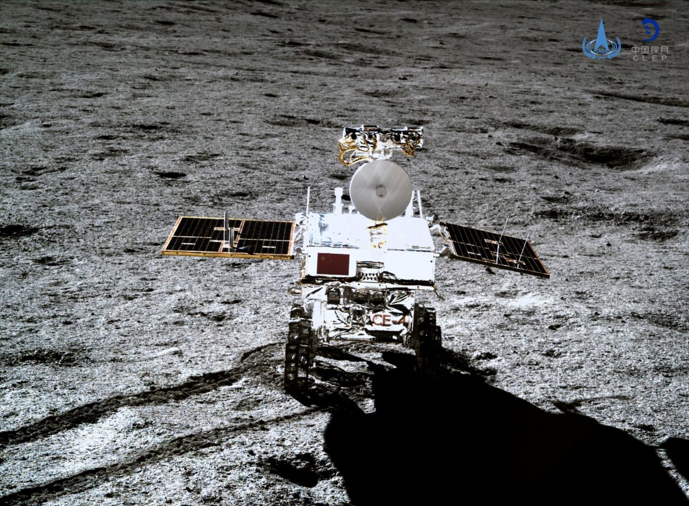 Image of the Chinese lunar rover Yutu-2. Credit: CNSA/CLEP
