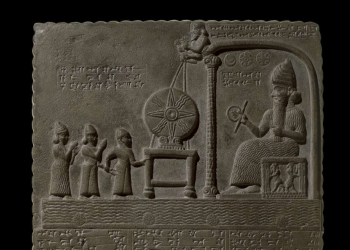 Does the tablet of Shamash contain evidence of advanced ancient technologies? Credit: British Museum