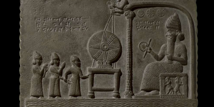 Does the tablet of Shamash contain evidence of advanced ancient technologies? Credit: British Museum