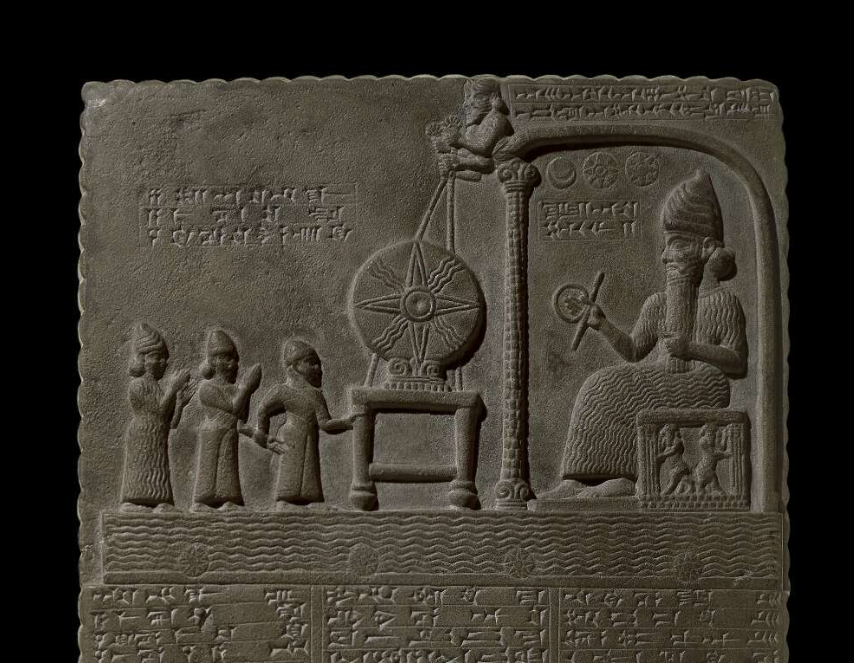 Does the tablet of Shamash contain evidence of advanced ancient technologies? Credit: British Museum
