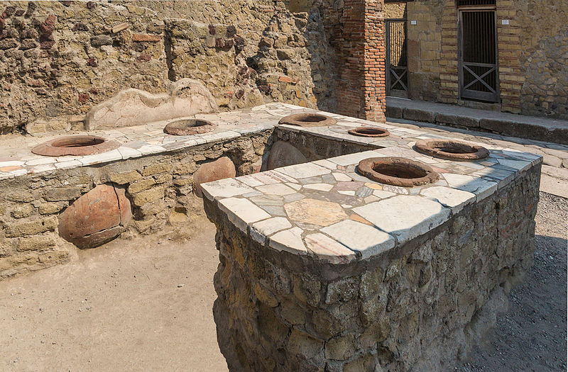 Ancient Romans did actually have something similar to our fast food restaurants. See in the picture! Credit: Documentary Tube