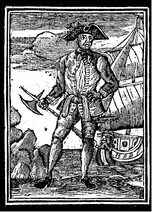 Illustration of pirate Edward England. Credit: Famous Pirates