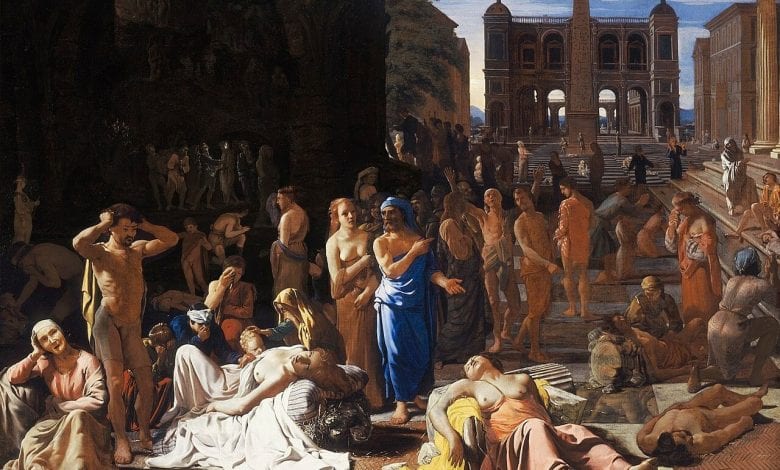 The plague of Athens in 430 BC. Credit: Michiel Sweerts