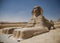The Egyptian Sphinx is perhaps the largest statue missing a nose. Experts theorize that Egyptians deliberately broke the noses of pharaoh statues. Learn why below. Credit: Shutterstock