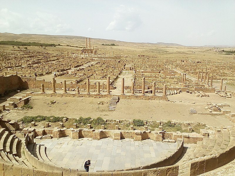 What a surprise it is that people did not care about Timgad for such a long period after it was discovered. Credit: Wikimedia Commons