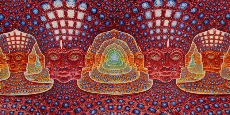 What kind of entities did DMT users witness and how did it make them feel? Credit: Kahpi