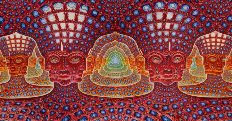 What kind of entities did DMT users witness and how did it make them feel? Credit: Kahpi