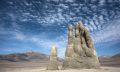 The massive sculpture in the middle of the Chilean desert respectively called the Hand of the Desert. Credit: DepositPhotos