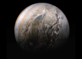 View of Jupiter and its turbulent clouds. Image Credit: NASA - Juno.