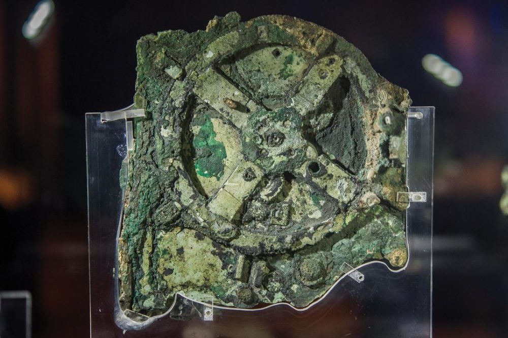 Fragment A of the famous Antikythera Mechanism. Credit: Brett Seymour/WHOI