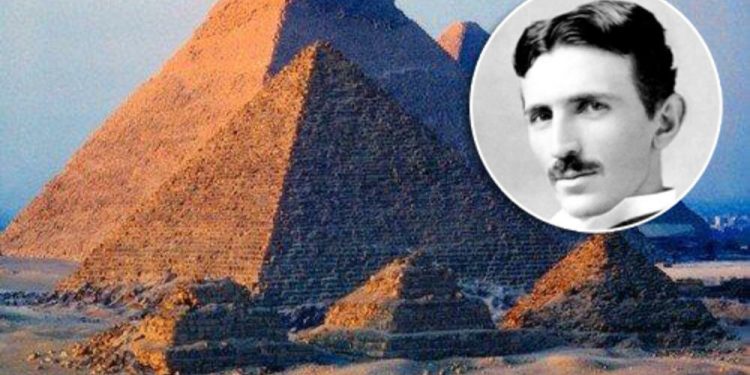 What's the connection between the Egyptian Pyramids and Nikola Tesla's studies and interests? Credit: Yandex Ru