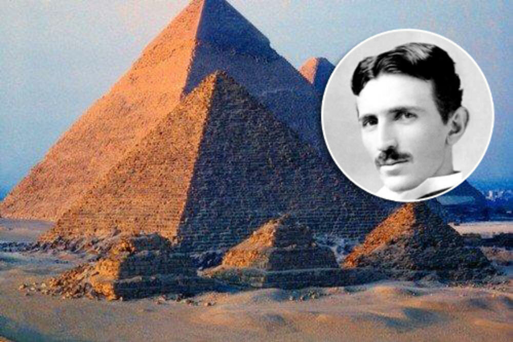 What's the connection between the Egyptian Pyramids and Nikola Tesla's studies and interests? Credit: Yandex Ru