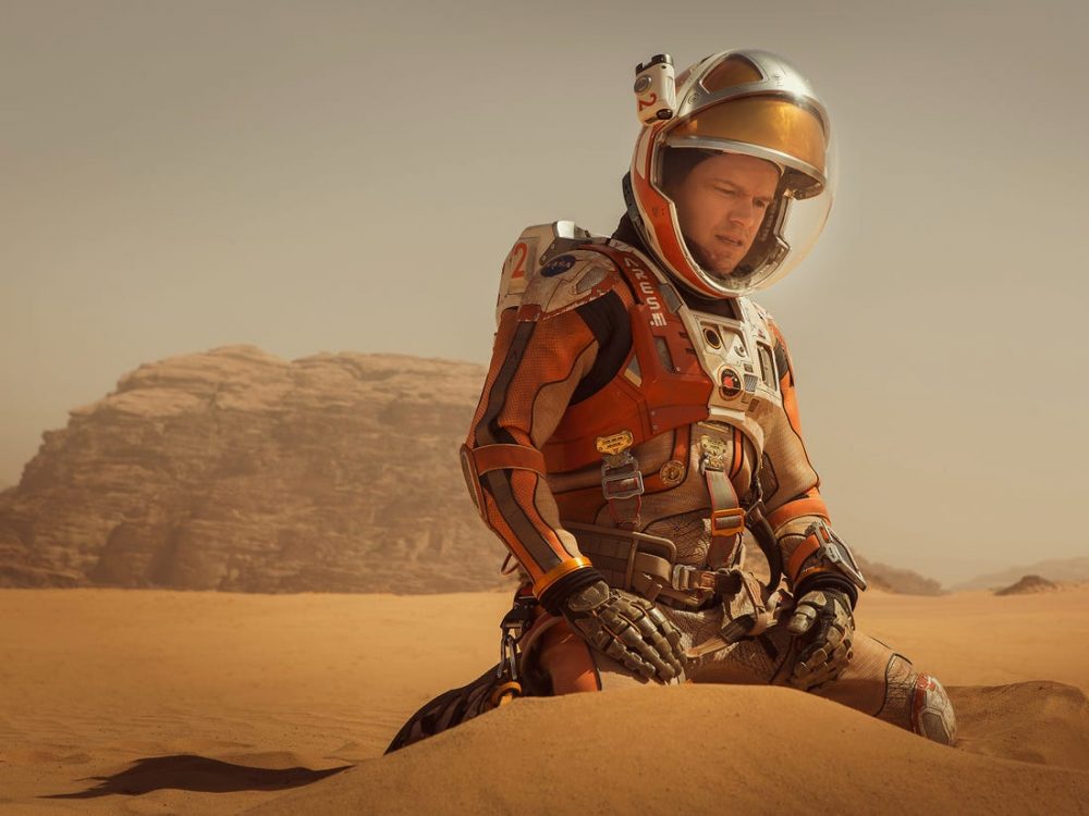 The Martian is a movie that could easily be considered a prediction if we believe that humans will reach Mars soon. Credit: Business Insider