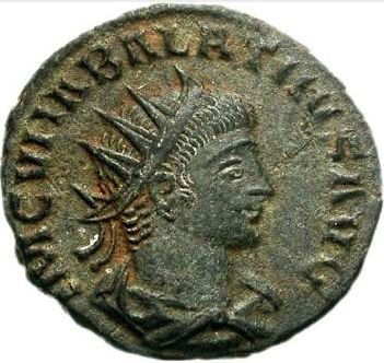 Ancient coin depicting Vaballathus, son of Queen Zenobia. Credit: Classical Numismatic Group, Inc.