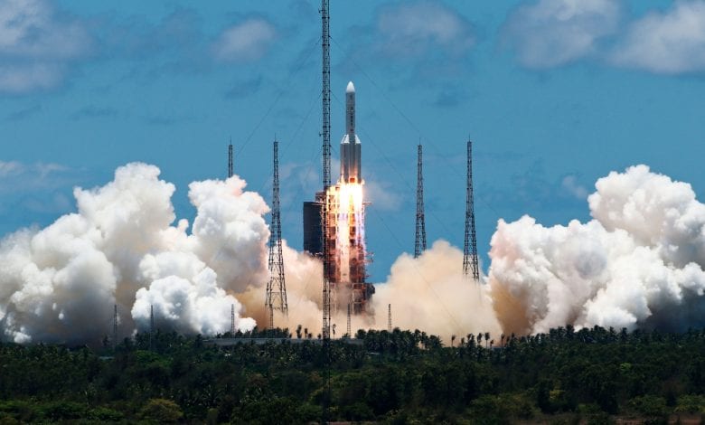 Tianwen-1 during its launch on July 23, 2020. Six months later, it has passed more than 400 million kilometers. Credit: MIT Technology
