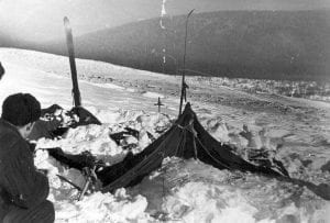 Real image from over 60 years ago taken during the search for the missing tourists who perished in the Dyatlov Pass incident. Credit: Uraloved.ru