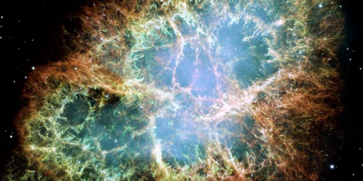 A Hubble image of the Crab Nebula Although it is not one of the largest objects in the universe and not even close to the ones we will discuss below, it is a clear example of how magnificent space is. Credit: NASA, ESA and Allison Loll/Jeff Hester (Arizona State University). Acknowledgement: Davide De Martin (ESA/Hubble)