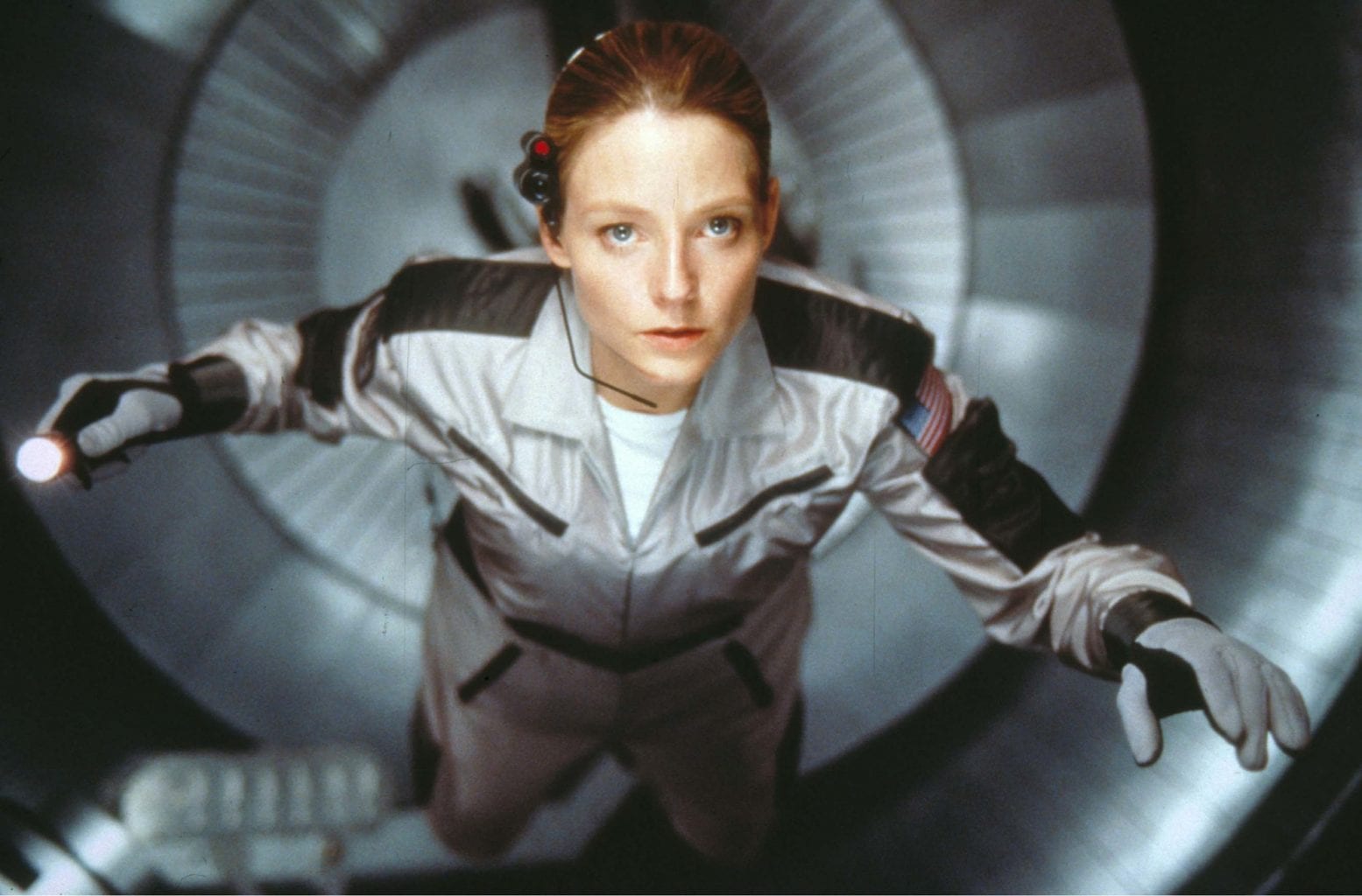 Jodie Foster in the incredible space-themed movie Contact. Credit: Warner Bros